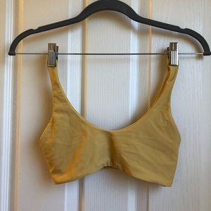 Mustard Yellow Bikini Top